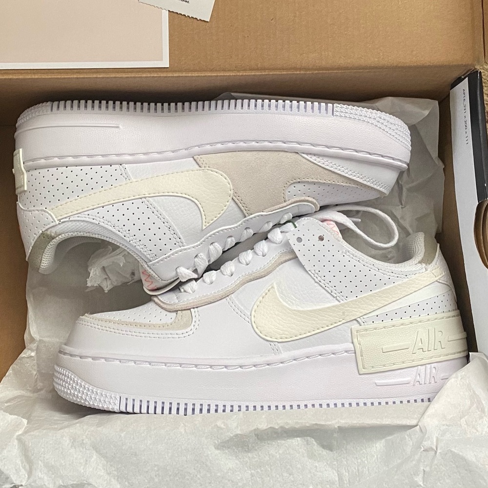 Nike AirForce 1 Shadow White Atomic Pink size 7